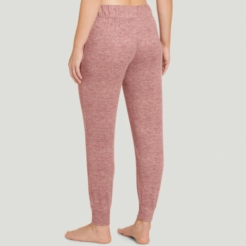 NWT Jockey Luxe Lounge Brushed Ribbed Jogger Pants
